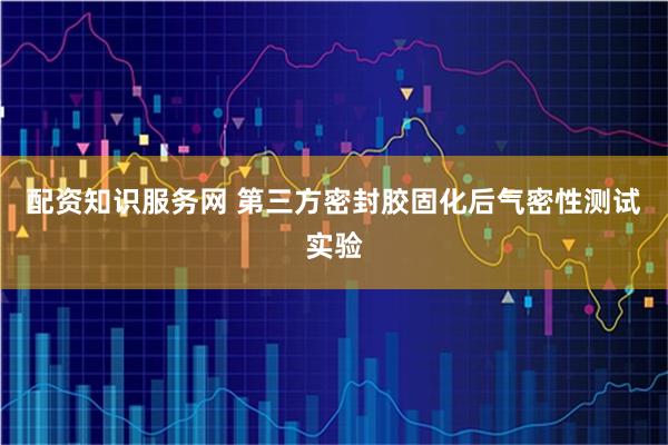 配资知识服务网 第三方密封胶固化后气密性测试实验